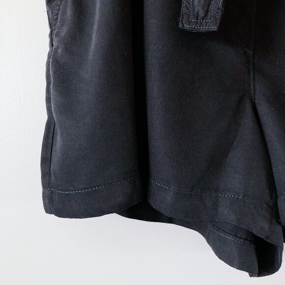 RW&Co Denim Shorts With Removable Sash XXL black shorts women’s - Picture 6 of 14